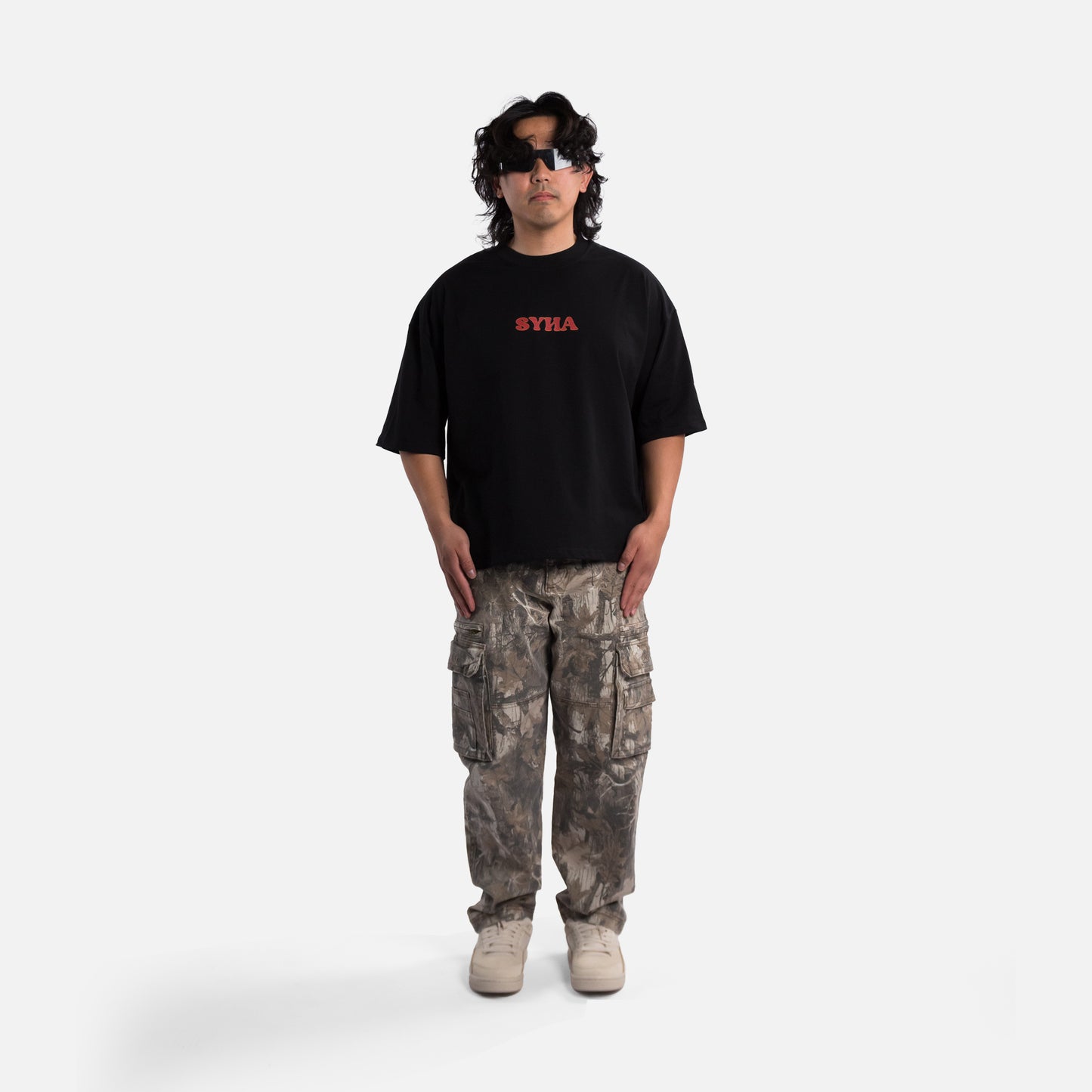 Year Of The Snake Tee - Black (Oversized Boxy & Cropped Fit)