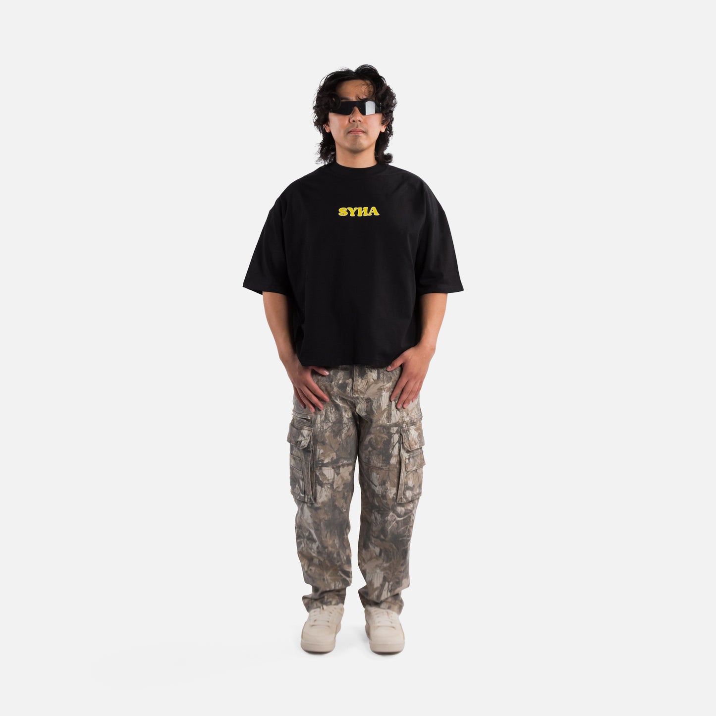 Conquer Tee - Black (Oversized Boxy & Cropped Fit)