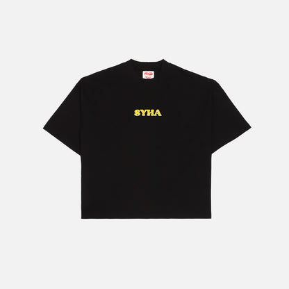 Conquer Tee - Black (Oversized Boxy & Cropped Fit)