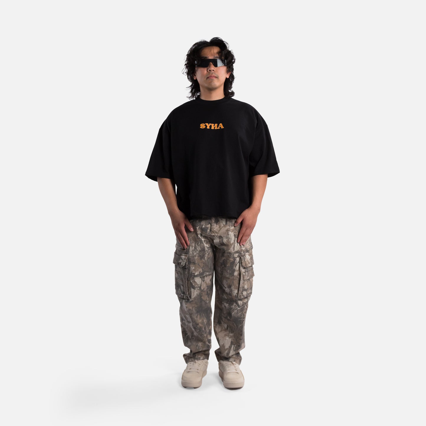 Passion Tee - Black (Oversized Boxy & Cropped Fit)