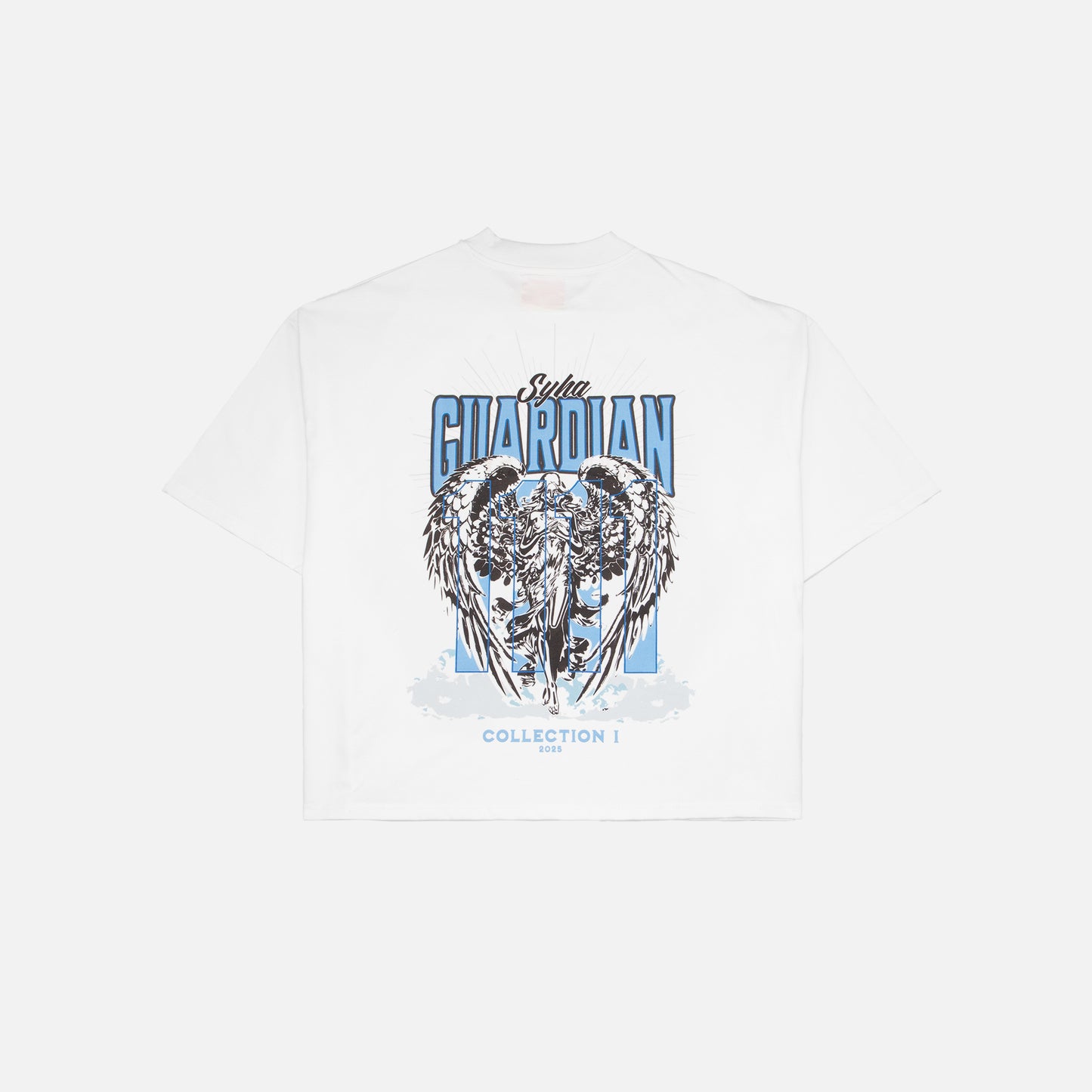Guardian Tee - White (Oversized Boxy & Cropped Fit)