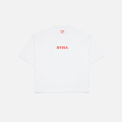Year Of The Snake Tee - White (Oversized Boxy & Cropped Fit)